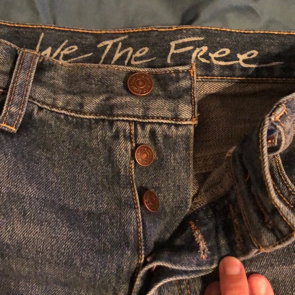 Free People Jean Shorts - Picture 3 of 4